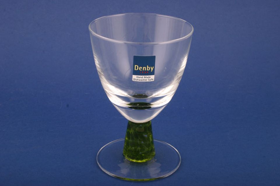 Denby Calm Glass Goblet 4" x 6"