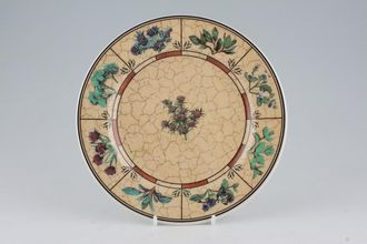 Staffordshire Banbury Fayre Salad/Dessert Plate Patterned all over 8"