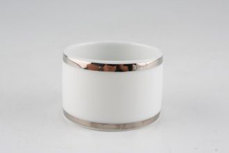 Noritake Regency Silver Napkin Ring Thick Silver Lines