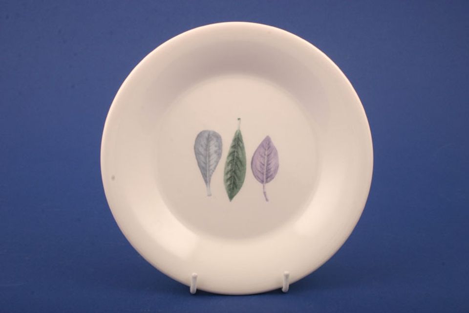 Portmeirion Seasons Collection - Leaves Tea / Side Plate White 6 3/4"
