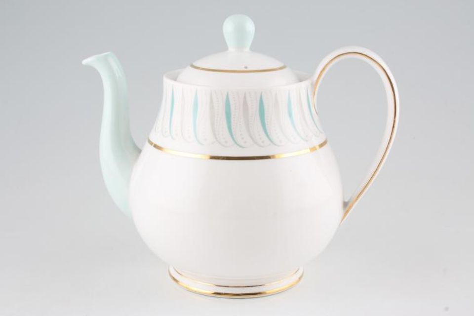 Queen Anne Caprice - Turquoise Teapot 1 1/2pt
