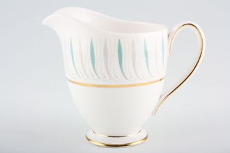 Sell Queen Anne Caprice - Turquoise Cream Jug 1/3pt