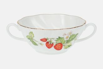 Sell Queens Virginia Strawberry - Gold Edge - Swirl Embossed Soup Cup
