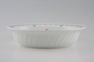 Royal Worcester Ribbons & Bows Vegetable Dish (Open)