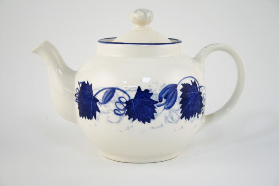 Poole Blue Leaf Teapot 1pt