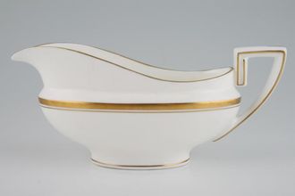Royal Worcester Viceroy - Gold Sauce Boat Squared handle