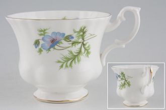 Sell Richmond Blue Poppy Teacup Gold Line on centre of handle 3 1/2" x 2 7/8"