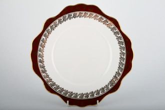 Royal Stafford Morning Glory - Red Dinner Plate Wavy edge 10 1/4"