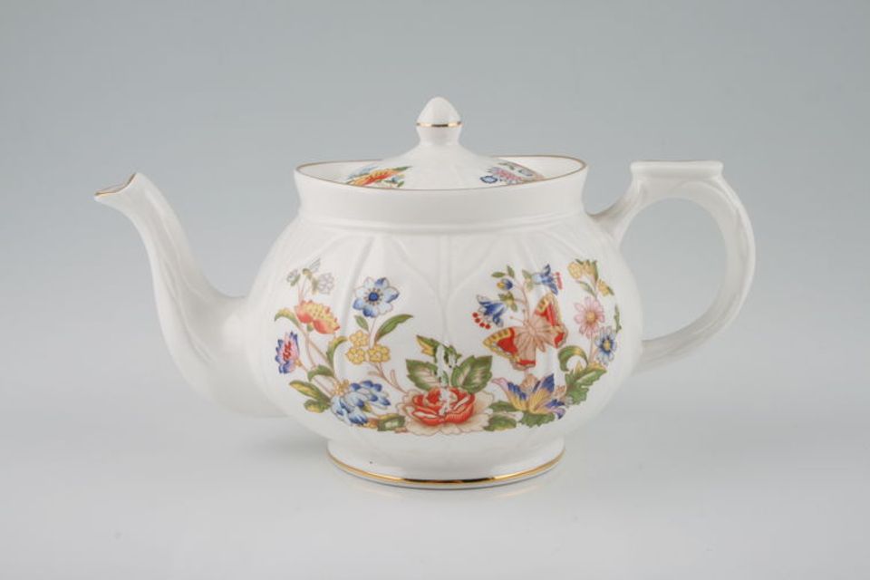 Aynsley Cottage Garden Teapot Embossed 3/4pt