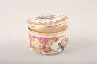 Sell Royal Albert Lady Carlyle Box Round pill box with hinged lid 2 1/4" x 1 3/4"