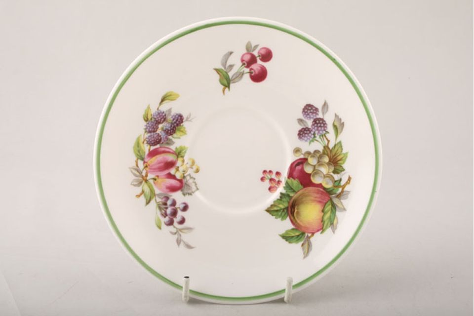 Marks & Spencer Ashberry Breakfast Saucer Especially made for Chinasearch to complement the Range - no backstamp - fruits vary from original 6 1/4"