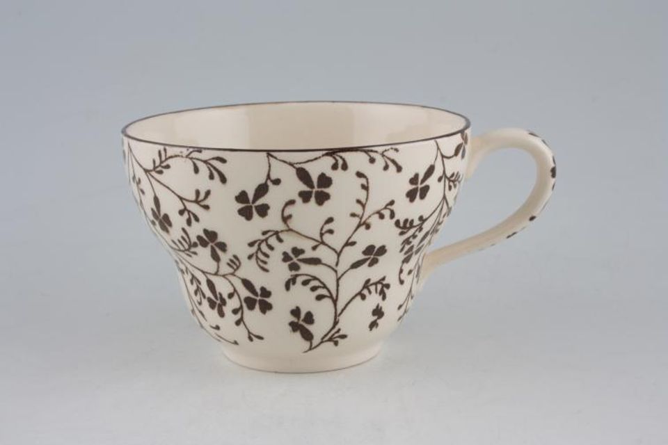 Johnson Brothers Susanna - Brown Breakfast Cup Brown on White 4 1/2" x 3"