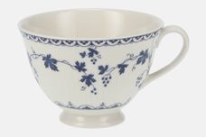 Royal Doulton Yorktown - Old Style - Ribbed Teacup Footed - Blue backstamp 3 7/8" x 2 3/4" thumb 1