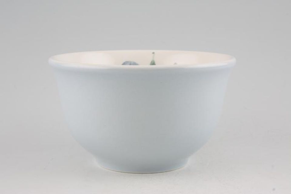 Portmeirion Seasons Collection - Leaves Rice / Noodle Bowl 3 leaves - Blue 5 3/8"