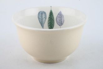 Portmeirion Seasons Collection - Leaves Rice / Noodle Bowl 3 leaves - Cream 5 3/8"
