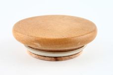Portmeirion Pomona - Older Backstamps Storage Jar + Lid The Red Currant - wooden lid 2 3/8" x 2 5/8" thumb 3