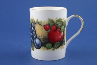 Queens Antique Fruit Mug straight sided 2 7/8" x 3 3/4"