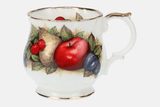 Queens Antique Fruit - Swirl Embossed Mug 2 3/4" x 3"
