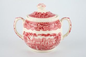 Masons Vista - Pink Sugar Bowl - Lidded (Tea)