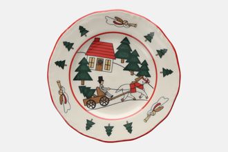 Masons Christmas Village Tea / Side Plate 5 3/4"