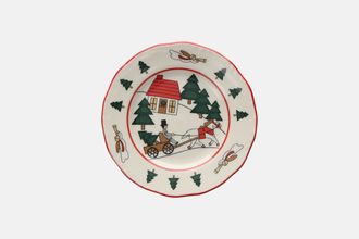 Masons Christmas Village Tea / Side Plate 5 3/4"
