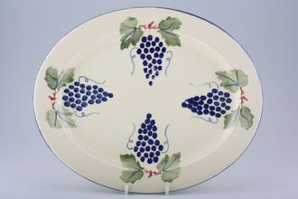 Poole Dorset Fruit Oval Platter Grapes 13 1/2"