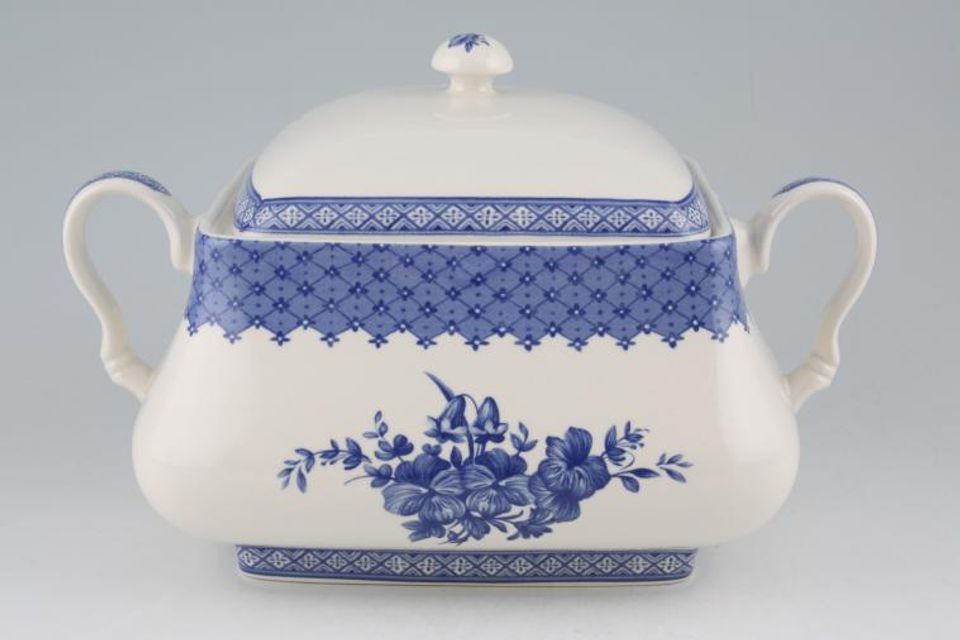 Churchill Out Of The Blue Vegetable Tureen with Lid Square