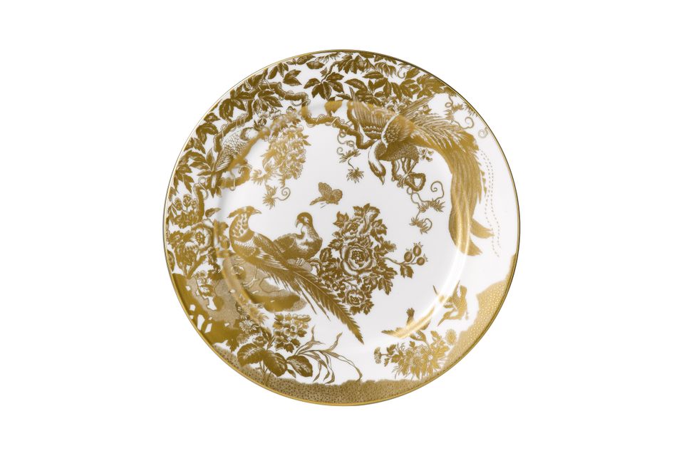 Royal Crown Derby Aves - Gold Side Plate 21.5cm