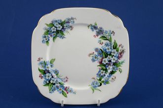 Sell Royal Standard Forget me not Tea / Side Plate Square 6 1/4"