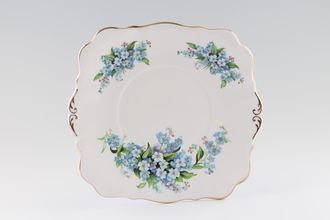 Royal Standard Forget me not Cake Plate Square 8 1/4"