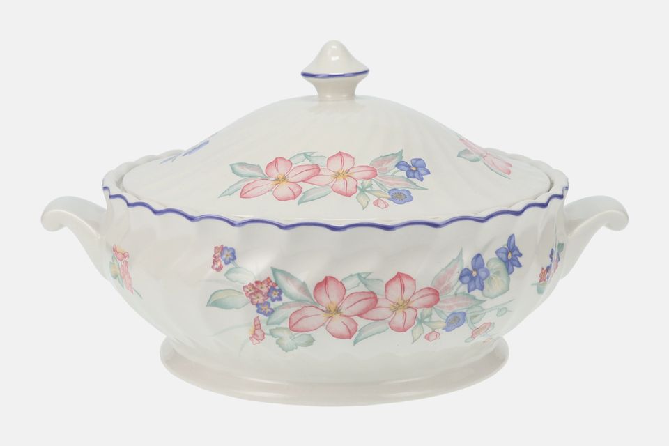Staffordshire Cherry Orchard Vegetable Tureen with Lid