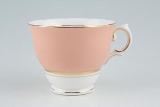 Colclough Harlequin - Ballet - Salmon Teacup Rounded handle 3 3/8" x 2 3/4"