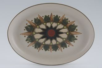 Denby - Langley Sherwood Oval Plate patterned 11"