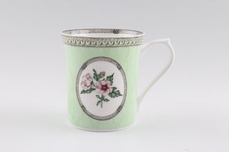 Queens Applebee Collection - Bone China Mug Poppy - pink 3 1/8" x 3 3/8"
