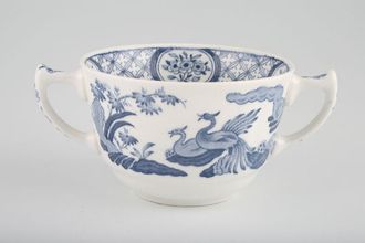 Sell Furnivals Old Chelsea - Blue Soup Cup 2" Well - 2 Handles 4" x 2 1/2"