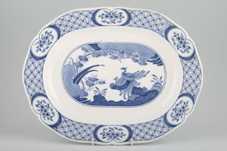 Sell Furnivals Old Chelsea - Blue Oval Platter 13 3/4"