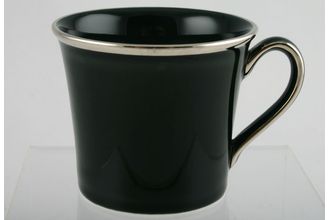 Wedgwood Laurel - silver edge Coffee Cup Black 2 1/2" x 2 1/8"