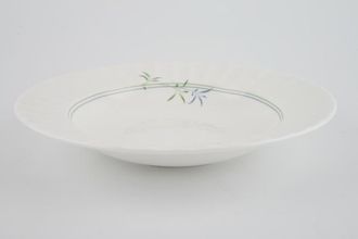 Royal Worcester Green Bamboo Rimmed Bowl 9 1/4"