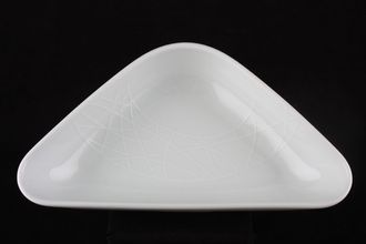 Sell Royal Worcester Jamie Oliver - White Embossed Serving Dish Easy Entertaining - Triangular 9 1/4" x 5"