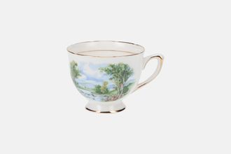 Colclough Country Scene - Cottage and Stream Teacup 3 3/8" x 2 3/4"