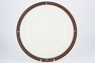 Sell Wedgwood Shagreen Dinner Plate Cocoa - Gold Edge 10 3/4"