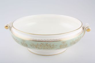 Wedgwood Columbia - Sage Green and Gold Vegetable Tureen Base Only