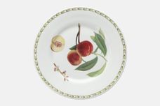 Queens Hookers Fruit Salad/Dessert Plate Peach 8 1/4" thumb 1