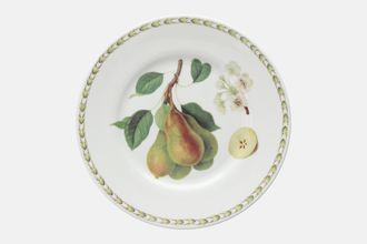 Queens Hookers Fruit Salad/Dessert Plate Pear 8 1/4"