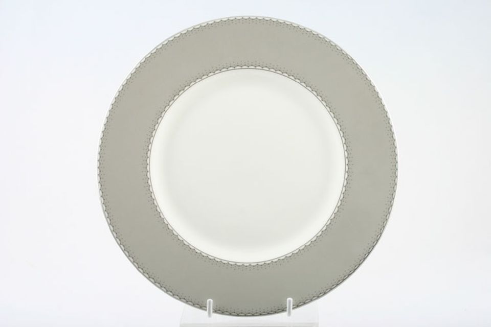 Royal Doulton Monique Lhuillier - Dentelle Breakfast / Lunch Plate Accent plate (grey) 9"