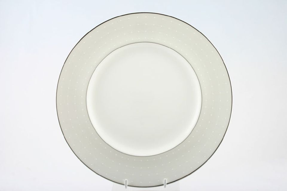 Royal Doulton Monique Lhuillier - Etoile Platinum Dinner Plate White 10 1/2"