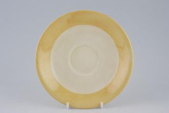 Poole Fresco - Yellow Breakfast Saucer 6 1/2"