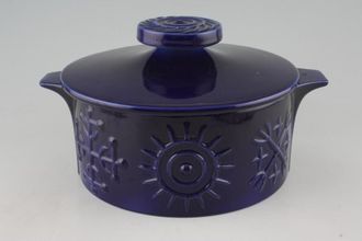 Sell Portmeirion Totem Blue Vegetable Tureen with Lid Lidded - 2 Handles 7 3/8"