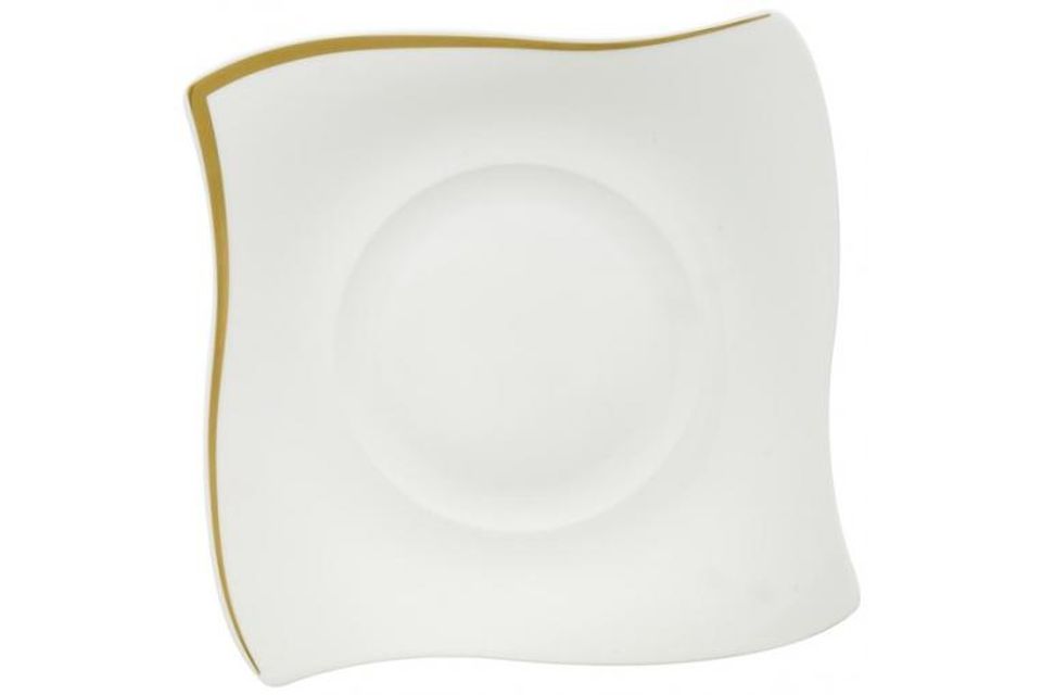Villeroy & Boch New Wave - Premium Gold Breakfast / Lunch Plate Square 9 1/2"