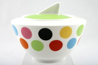 Villeroy & Boch Wonderful World Sugar Bowl - Lidded (Tea) Multi-colour dots 4 3/4" x 2 3/8"